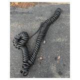 Coiled Air Hose & Orange Extension Cord