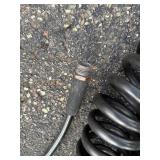 Coiled Air Hose & Orange Extension Cord