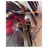 White Wire Wall Rack Organizer with Grid Panel - Holiday Decor Bundle