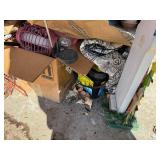 White Wire Wall Rack Organizer with Grid Panel - Holiday Decor Bundle