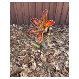 Garden Art Plant Stand, Watering Can Stake, Butterfly Stakes