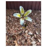 Garden Art Plant Stand, Watering Can Stake, Butterfly Stakes