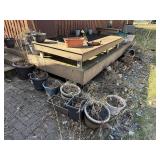 Assorted Outdoor Potted Plants & Planters - Dormant Garden Pots Collection