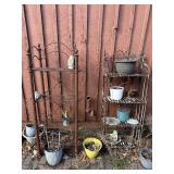 Rusty Outdoor Garden Shelves