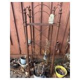 Rusty Outdoor Garden Shelves