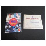 Guinness Sports Record Book - 1981 Minnesota Twins Program - The Way Things Work Book