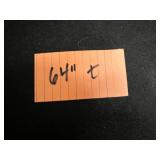 Black Metal Floor Lamp with White Fabric Shade - 64 in Tall