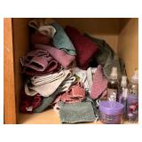 Bathroom Closet Contents Inc Krups 260-Lb Mechanical Dial Scale with Bath Towels & Vanilla Plum Scrub