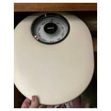 Bathroom Closet Contents Inc Krups 260-Lb Mechanical Dial Scale with Bath Towels & Vanilla Plum Scrub