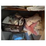 Linen Closet Contents Inc Assorted Household Linens - Sheets, Pillowcases, Towels & Blankets