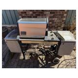 Weber Genesis Gold Gas Grill - On Cart with Side Cabinets