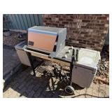 Weber Genesis Gold Gas Grill - On Cart with Side Cabinets