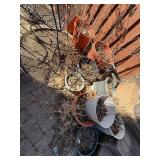 Assorted Garden Pots & Planters - Terracotta, Plastic & Metal Stands