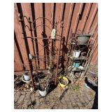 Assorted Garden Pots & Planters - Terracotta, Plastic & Metal Stands