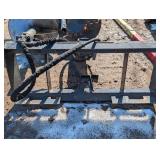 Bobcat Auger Attachment with 12", 18", And 24" Auger Attachments.