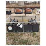 Unused 2026 Skid Steer Grapple Bucket Attachment