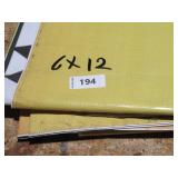 6′ x 12′ 7 oz. Black Vinyl Tarp w/ Advertisement – Reused Billboard – 7 mil Lightweight Duty