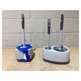 BOX OF Toilet Brush & Plungers