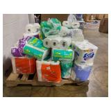 PALLET OF Opened Toilet Paper