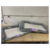 LOT OF 2 Boots & Barkley 3-Sided Bolster Dog Bed - Large Size