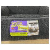 LOT OF 2 Boots & Barkley Black Modern Cuddler Small & Medium Dog Beds