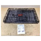 Boots & Barkley 2 Door Wire Collapsible Dog Crate - M - Black 30 Inches (L), 21 Inches (H) x 19 Inches (W)