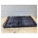 Boots & Barkley Wire Collapsible Dog Crate - L - Black - 36 Inches (L), 25 Inches (H) x 23 Inches (W) (Used)