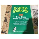 Boots & Barkley 2 Door Wire Collapsible Dog Crate - S - Black 24 Inches (L), 20 Inches (H) x 18 Inches (W)