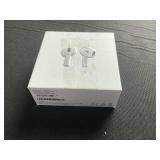 Apple AirPods 4 Wireless Earbuds, Bluetooth Headphones, Personalized Spatial Audio, Sweat and Water Resistant, USB-C Charging Case for iPhone (Used, No Charger)