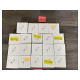 LOT OF 32 Headphones Stored In Apple Boxes (New & Used)