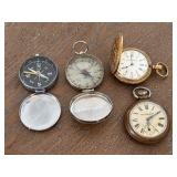 Pocket Watch, Compass