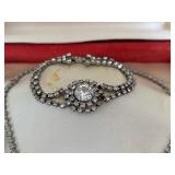 Vintage Rhinestone Jewelry Set