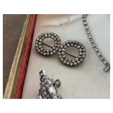 Vintage Rhinestone Jewelry Set