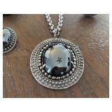 Vintage Whiting & Davis Silver Tone Jewelry Set