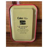 Coke Lot. Tin Sign, Tiny Tin Sign and Salt and Pepper Shakers