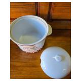 Chili Crock and Decorative Wooden "Pan"