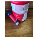 Nutcracker, Angel Candle Holder, Precious Memories Balls, and Glitter vintage Christmas Balls