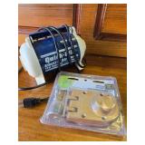 Quick-Fill Electric Air Pump, 120 Volt, Single Cylinder Deadbolt Lock