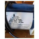 Quick-Fill Electric Air Pump, 120 Volt, Single Cylinder Deadbolt Lock