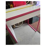 Little Pink Desk with Drawer and Cup Holder