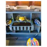3 Bass Frogs and a Plastic Tackle Box
