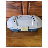 3 Bass Frogs and a Plastic Tackle Box