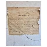 Reproduction Print of "The Lacemaker" by Johannes Vermeer