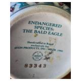 2 Steins. Avon Endangered Species "The Bald Eagle". Scene of Munich, and Wedgwood Bud Vase