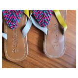 2 Pair Size 9 Beaded Sandles
