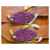 2 Pair Size 9 Beaded Sandles