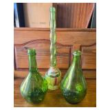 Green Wine Decanters