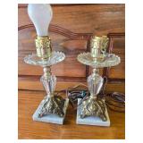 2 Lamps, Both Work, Marble Bases