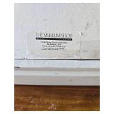 Frog Print with Nice White Wood Frame