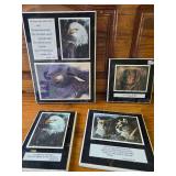 4 Plaques Featuring Animals and Bible Verses